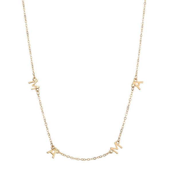 MAMA  Choker Necklace Sterling Silver - Zafari Studio Jewelry